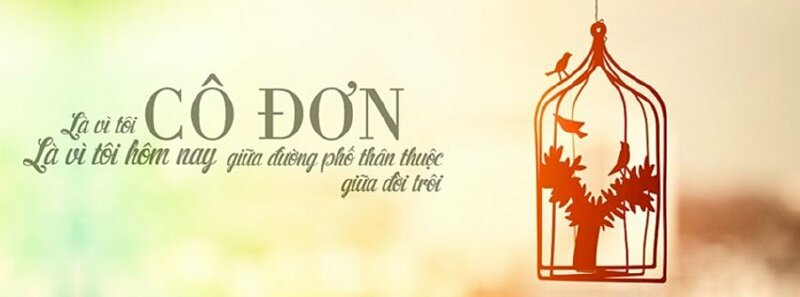 Ảnh bìa tâm trạng buồn cô đơn facebook