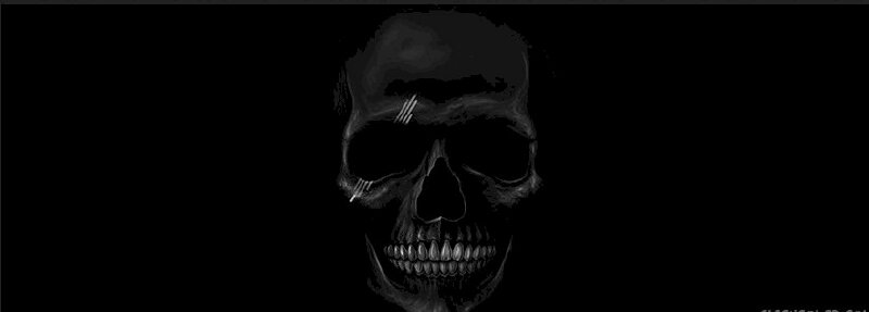 Ảnh bìa Facebook đầu lâu chất ngầu