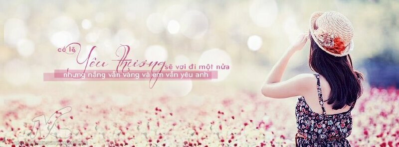 Ảnh bìa facebook tình yêu ý nghĩa cho nữ 2