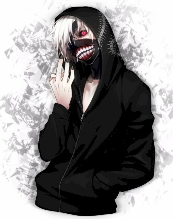 Ảnh anime che mặt bằng mặt nạ