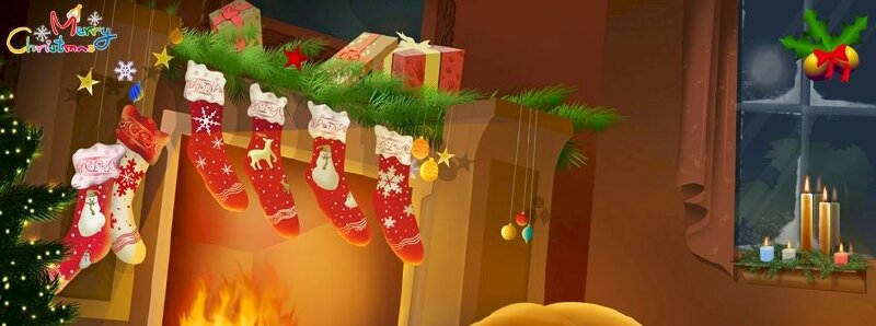 Ảnh bìa tất Giáng sinh đẹp cho Facebook