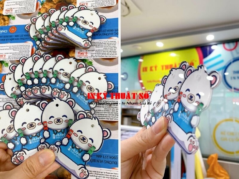 Móc khóa mica linh vật doanh nghiệp - In Kỹ Thuật Số Since 2006 - Ảnh: 1