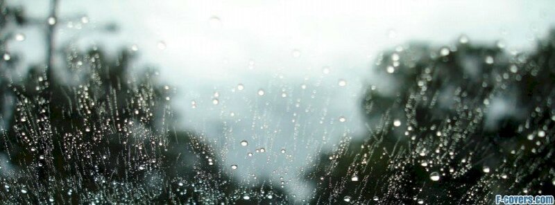 Ảnh bìa Facebook mưa buồn