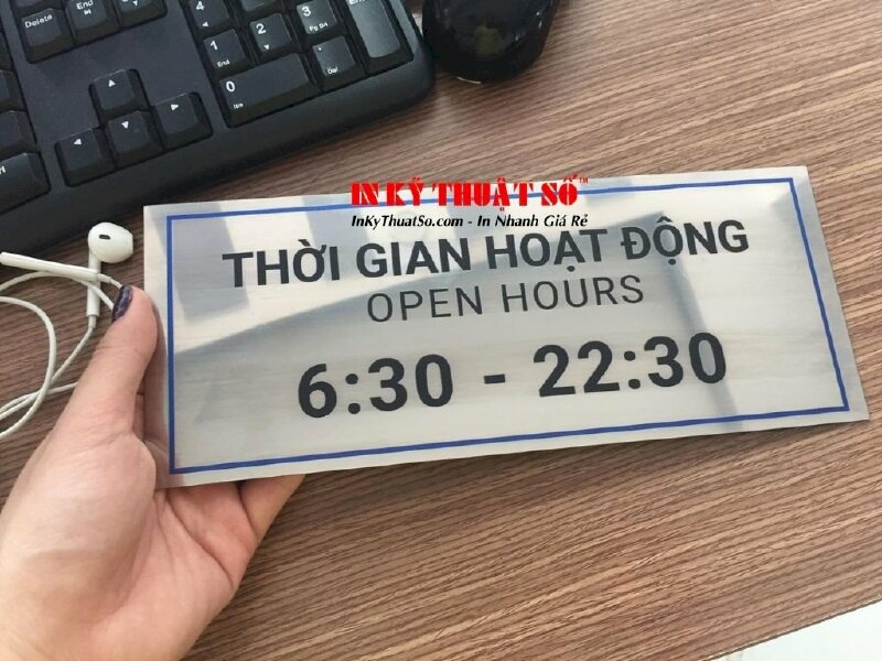 In trên Alu nhôm xước in UV - In Kỹ Thuật Số Since 2006 - Ảnh: 1