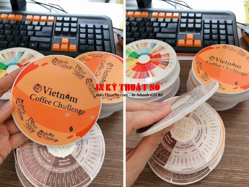 In PP cán format cắt hình tròn ấn phẩm cuộc thi - In Kỹ Thuật Số Since 2006 - Ảnh: 2