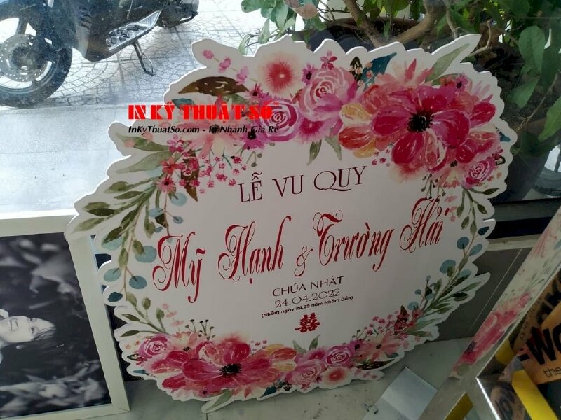 Đặt bảng tên cô dâu chú rể TPHCM