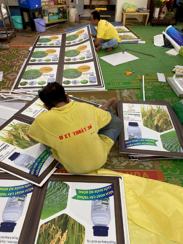 In banner phẳng công ty phân bón - In Kỹ Thuật Số Since 2006