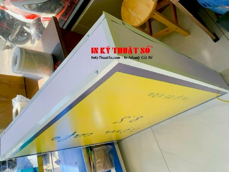In hiflex hộp đèn làm bảng hiệu ngoài trời cho quán cafe - In Kỹ Thuật Số Since 2006 - Ảnh: 2