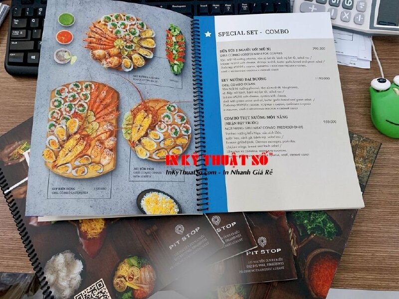 In menu nhà hàng hải sản - In Kỹ Thuật Số Since 2006 - Ảnh: 2