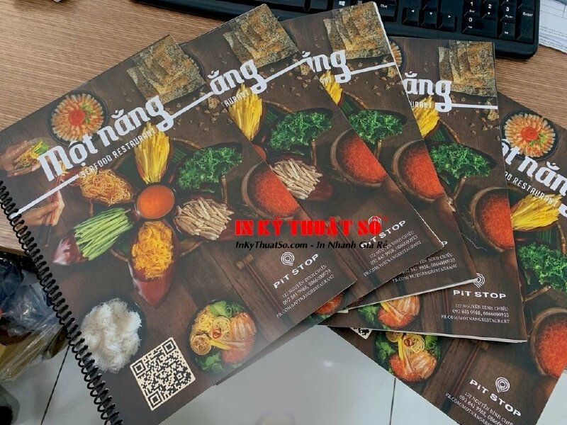 In ấn menu tại Cty TNHH In Kỹ Thuật Số