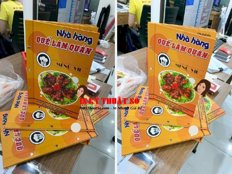 In menu nhà hàng hải sản & chim TPHCM - In Kỹ Thuật Số Since 2006 - Ảnh: 1