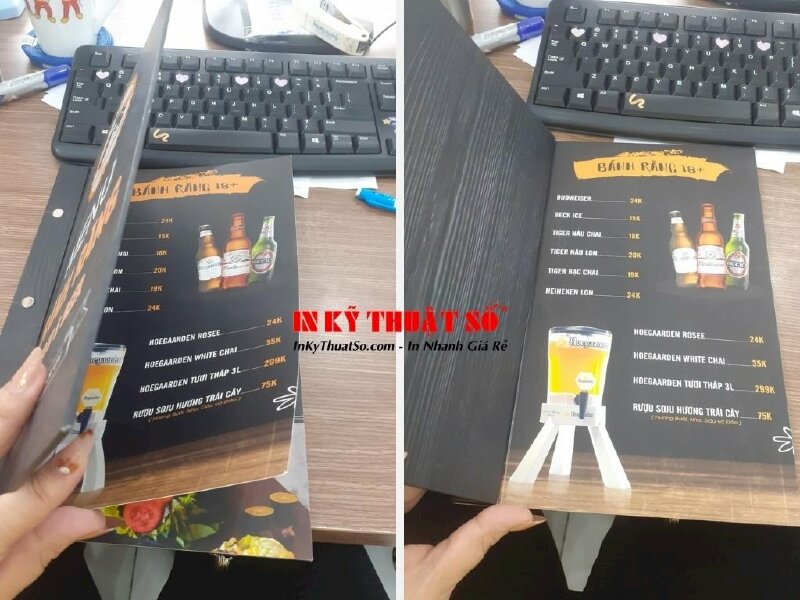 In menu Quán Bánh Răng Food & Beer - In Kỹ Thuật Số Since 2006 - Ảnh: 6