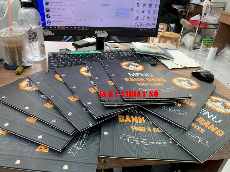 In menu Quán Bánh Răng Food & Beer - In Kỹ Thuật Số Since 2006 - Ảnh: 4