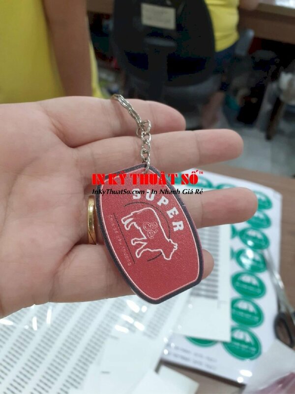 In móc khóa mica Super Bò - In Kỹ Thuật Số Since 2006 - Ảnh: 8