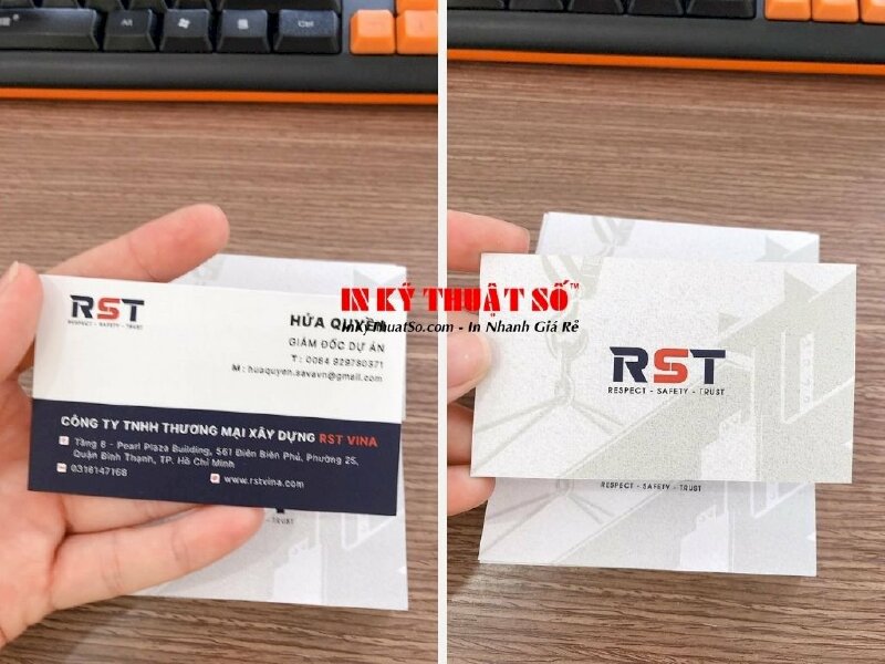 In card visit số lượng ít TPHCM