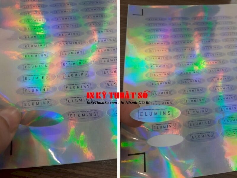 In tem 7 màu chống hàng giả - In Kỹ Thuật Số Since 2006 - Ảnh: 1