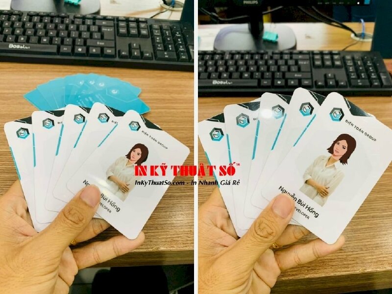 In thẻ nhân viên - In Kỹ Thuật Số Since 2006 - Ảnh: 1