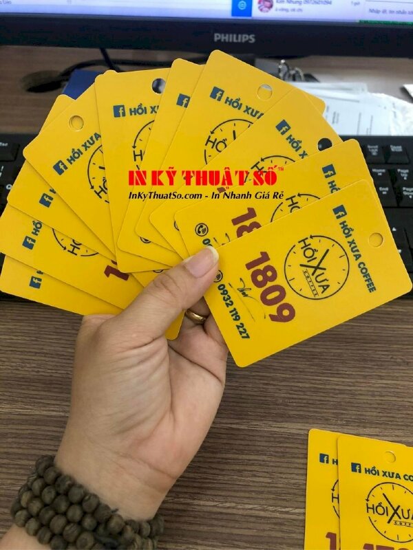 Thẻ nhựa in kỹ thuật số 2 mặt ép mờ - In Kỹ Thuật Số Since 2006
