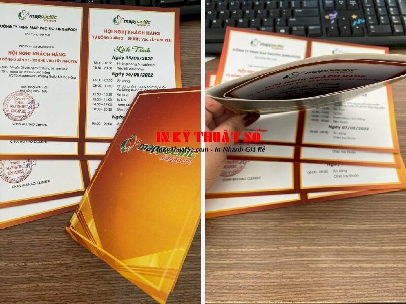 In thiệp mời & bao thư đựng thiệp hội nghị khách hàng - In Kỹ Thuật Số Since 2006 - Ảnh: 4
