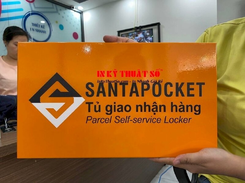 In trên kim loại cánh cửa tủ sắt - In Kỹ Thuật Số Since 2006 - Ảnh: 2