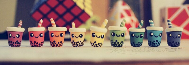 Ảnh bìa facebook những chiếc cốc cute đẹp