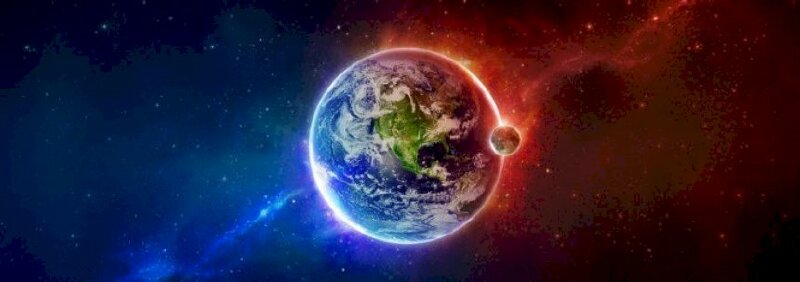 Ảnh bìa facebook trái đất 3D độc đáo