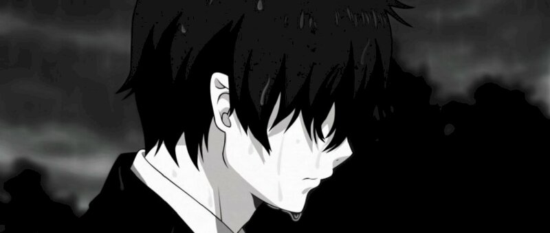 Bức ảnh bìa anime trắng đen cry mang đến cho bạn những cảm xúc tràn đầy nước mắt về tình yêu, cuộc sống hay những đánh đổi của cuộc sống. Được vẽ bằng phong cách trắng đen đơn giản nhưng sắc nét, đây sẽ là một bức ảnh khiến bạn khó lòng quên.