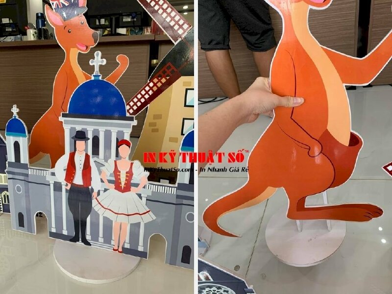 In Standee mô hình chân sắt tại In Kỹ Thuật Số Since 2006 - Ảnh: 1