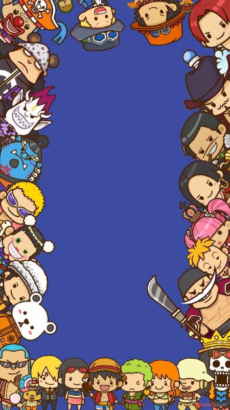 HD wallpaper Anime One Piece Chibi Monkey D Luffy Nami One Piece Wallpaper Flare
