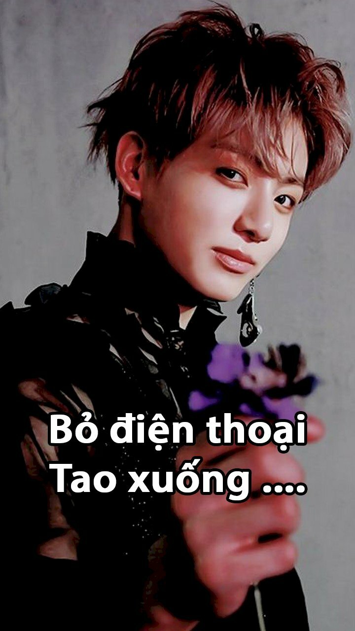 Ảnh nền bỏ điện thoại tao xuống BTS