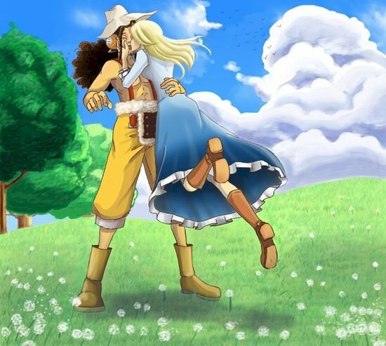 Ảnh Usopp và Kaya ngồi bên khung cửa sổ