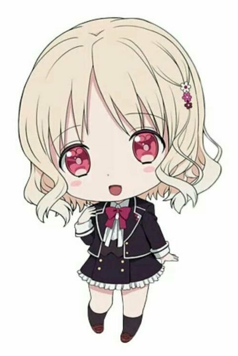 Hình ảnh chibi ngầu nữ anime làm nền điện thoại