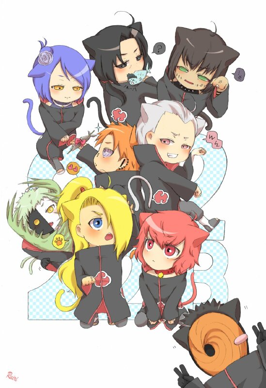 Hình ảnh Akatsuki cute làm nền điện thoại 