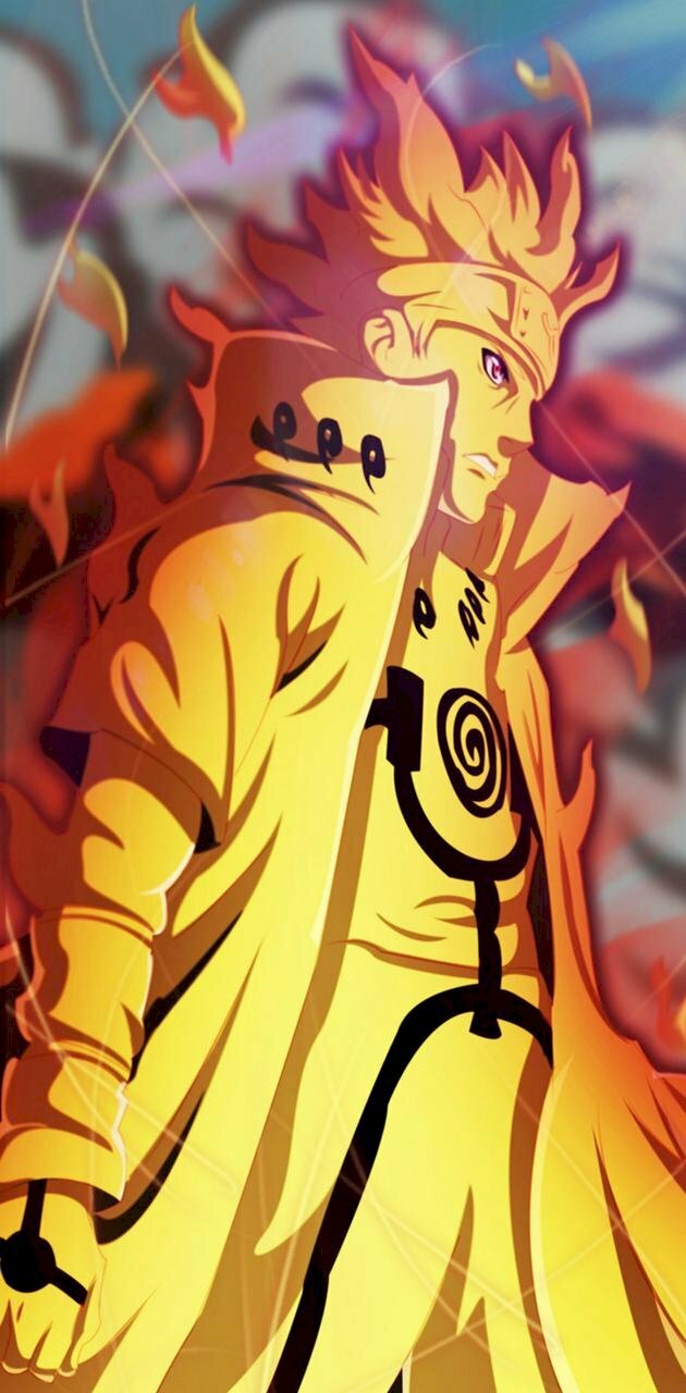 Hình nền Naruto Cửu Vĩ cho điện thoại