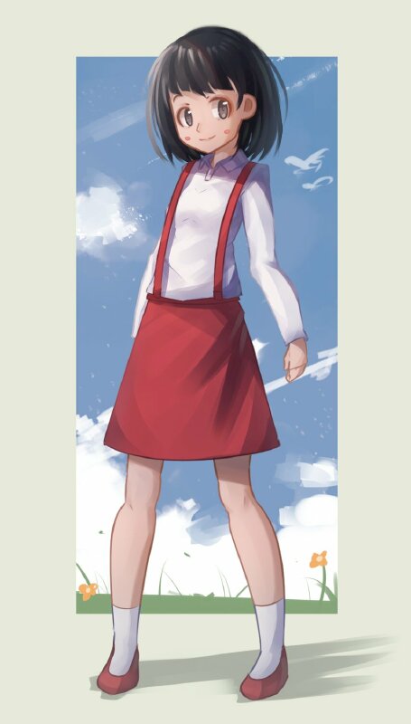 Hình nền điện thoại Maruko anime dễ thương