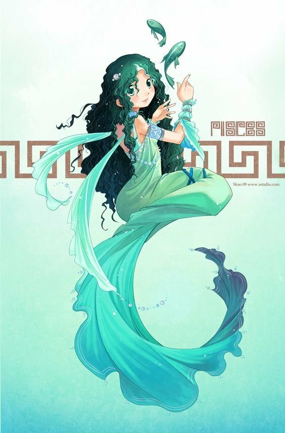 Hình Ảnh Cung Song Ngư Anime - Nét Đẹp Dịu Dàng Của Mỹ Nhân Ngư Trong 12  Cung Hoàng Đạo - Việt Nam Fine Art - Tháng Ba - 2024