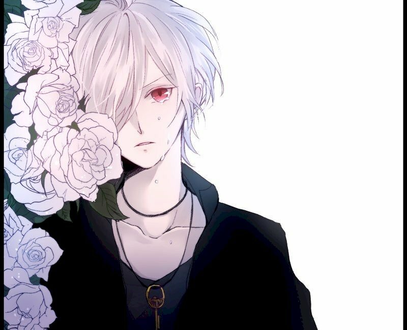 Ảnh anime phái mạnh ngầu rét mướt lùng tóc white mặt mày lớp bụi hoa trắng