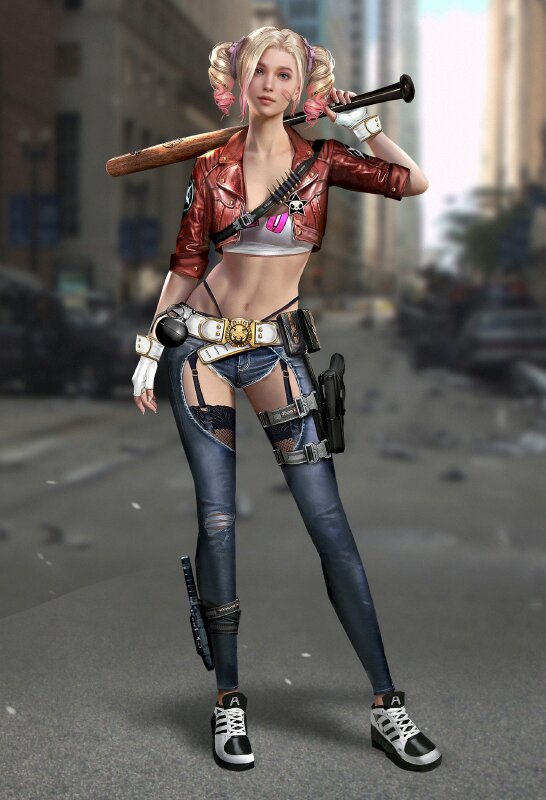 Anime gái xinh cột tóc cực ngầu