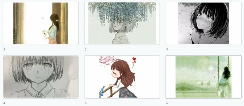 Ảnh vẽ cô gái buồn chất - InKyThuatSo