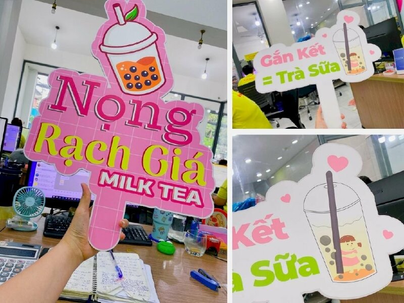 In hashtag cầm tay check in quán trà sữa - In Kỹ Thuật Số Since 2006 - Ảnh: 2