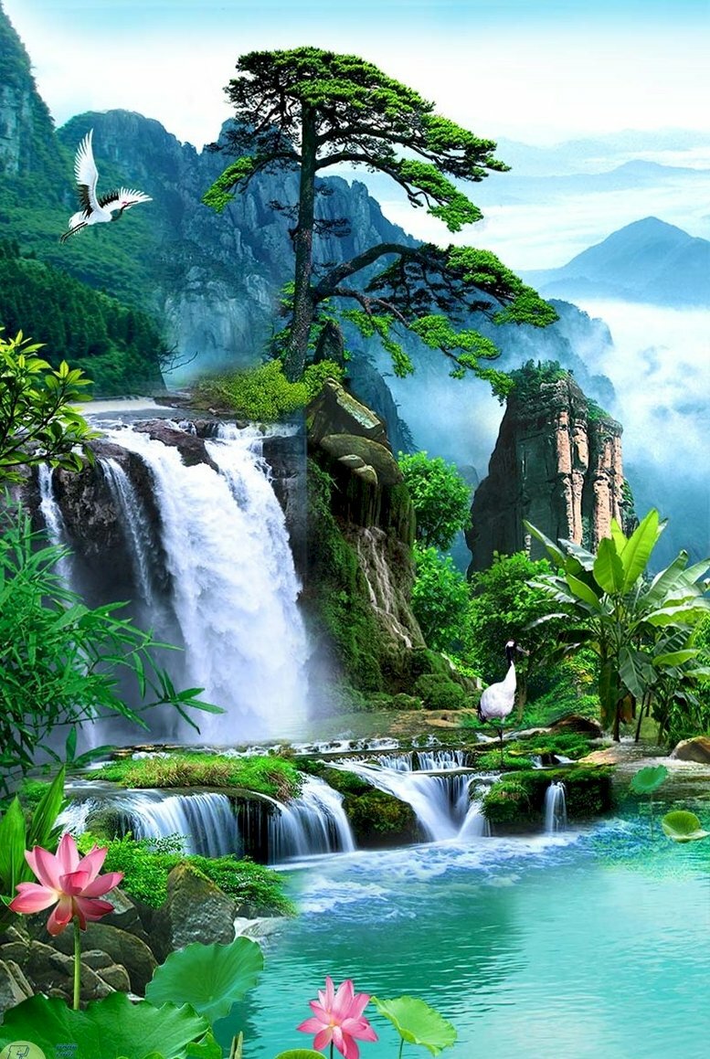 Mách bạn 110+ tải hình nền thác nước đẹp mới nhất - thdonghoadian