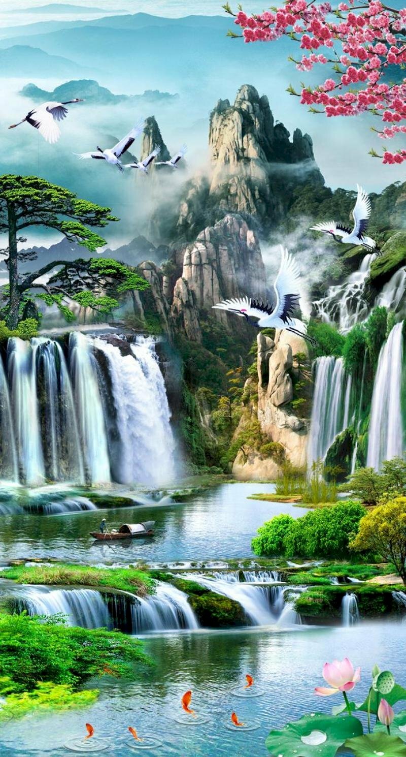 Cập nhật hơn 97 hình nền thác nước đẹp hay nhất  thtantai2eduvn