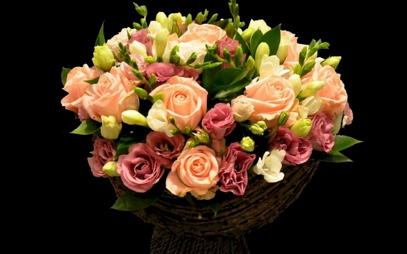 Hình nền bó hoa hồng đẹp ấn tượng