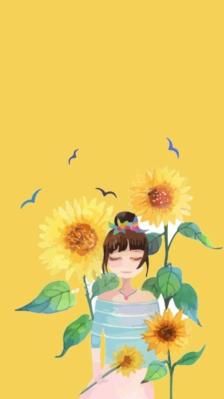 23 Anime cô gái và hoa hướng dương ý tưởng anime hoa hướng dương cô gái trong anime