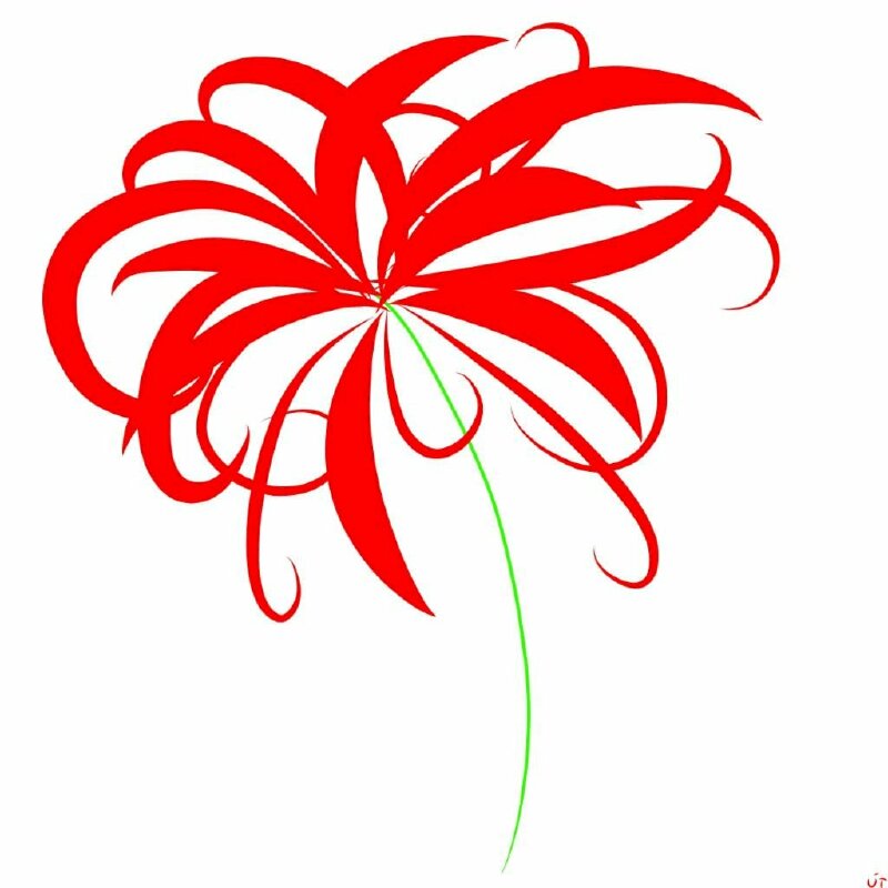 Hình nền hoa bỉ ngạn đẹp bằng ảnh vẽ