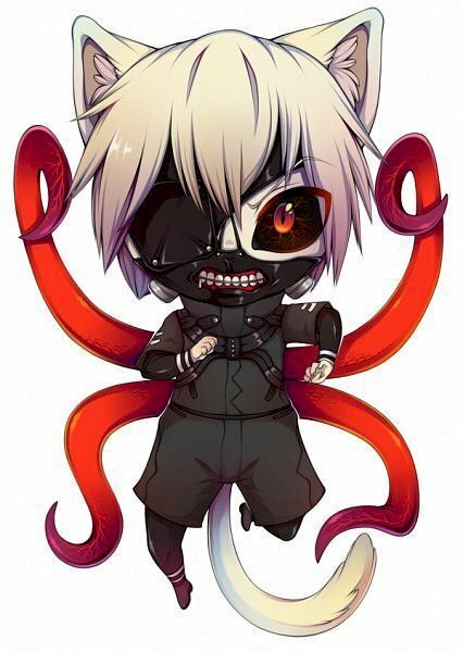 Hình nền Kaneki Ken chibi ngầu cho điện thoại