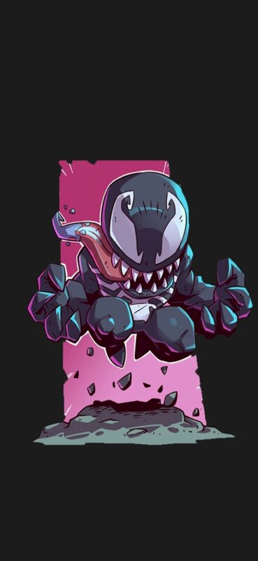 Hình nền điện thoại Venom chibi
