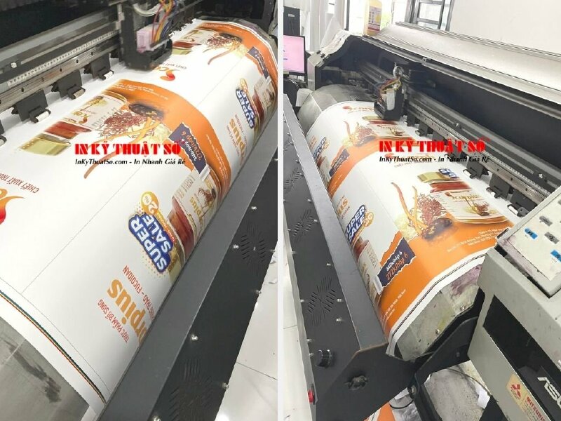 Xưởng in banner khổ lớn - in banner ngoài trời với dàn máy in mực dầu tại In Kỹ Thuật Số