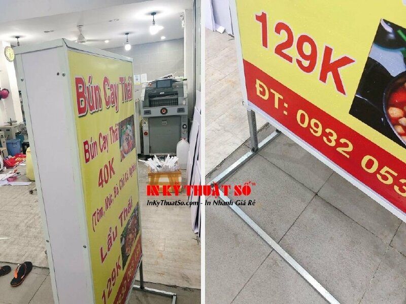 Làm hộp đèn căng bạt Hiflex - In Kỹ Thuật Số Since 2006