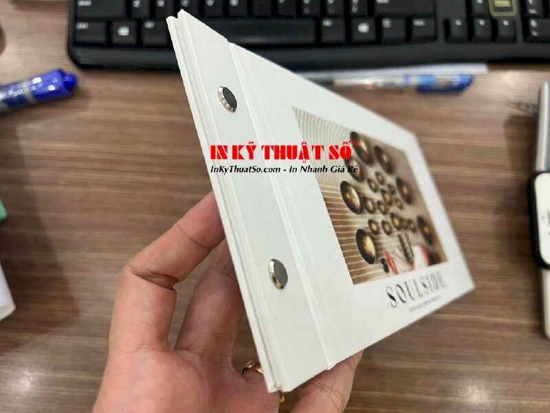 In menu Spa bìa bồi carton bấm kim inox - In Kỹ Thuật Số Since 2006 - Ảnh: 1